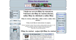 Desktop Screenshot of filmy-ke-stazeni.eu
